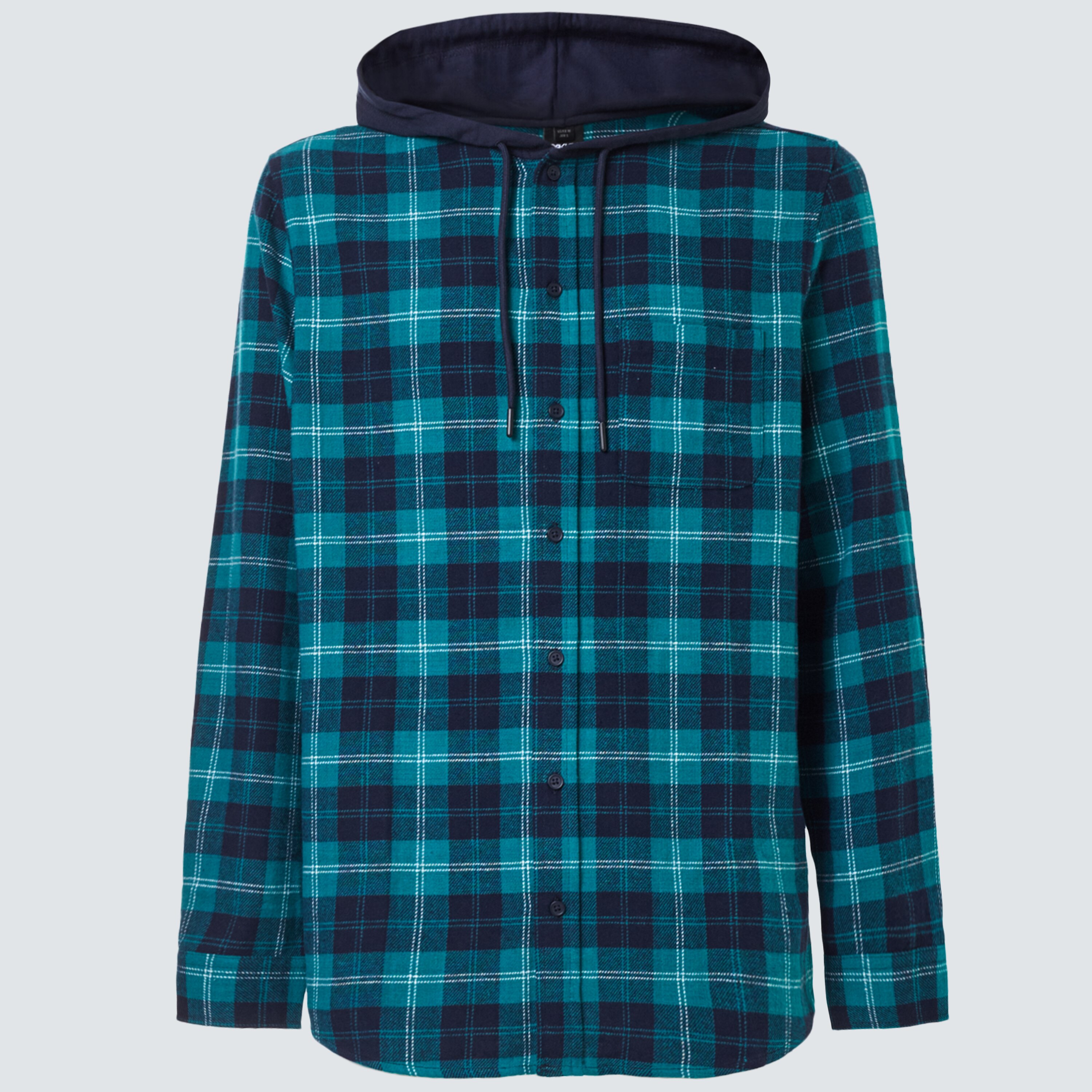 Oakley Hooded Button Down - Blue Check 