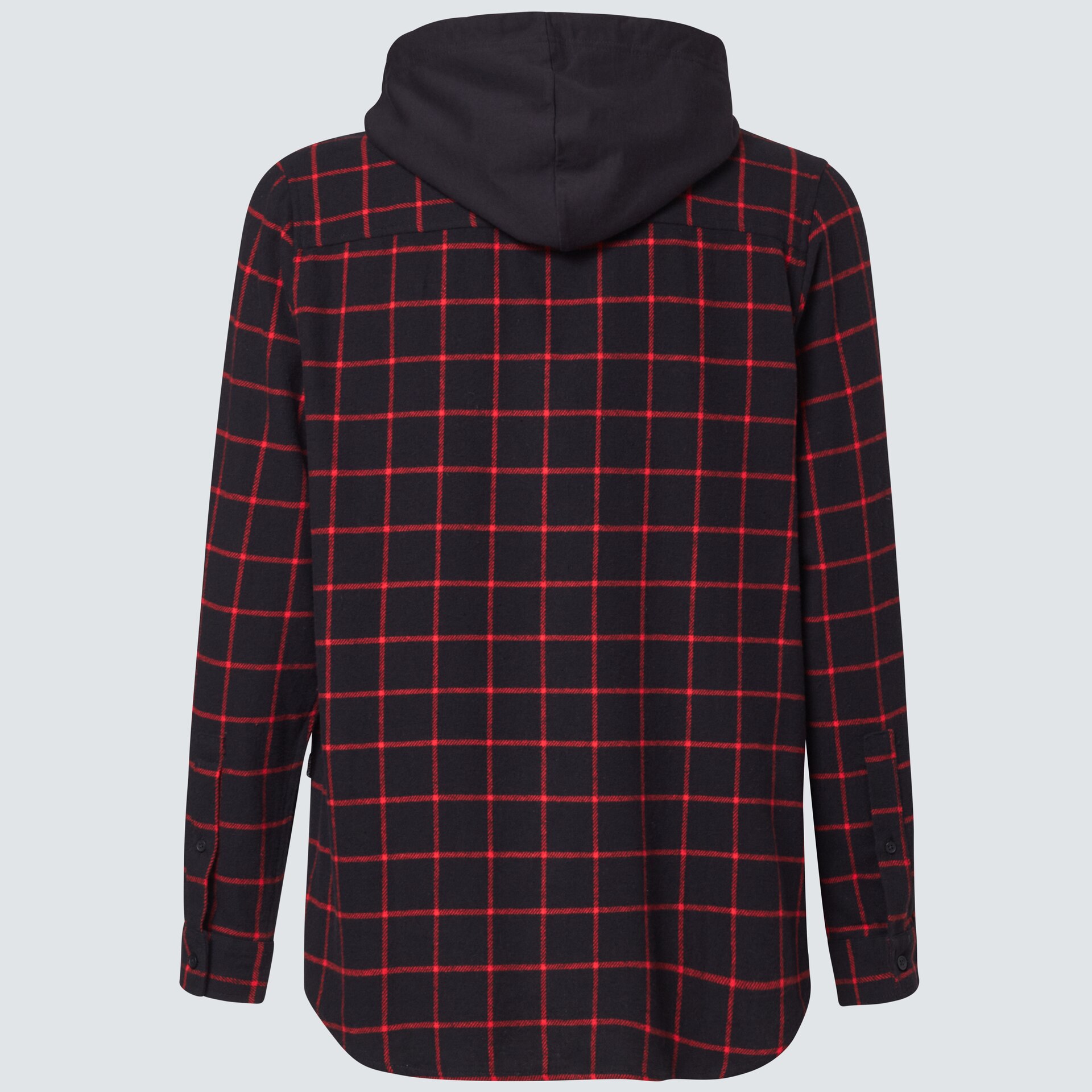 Oakley Hooded Button Down - Black/Red 