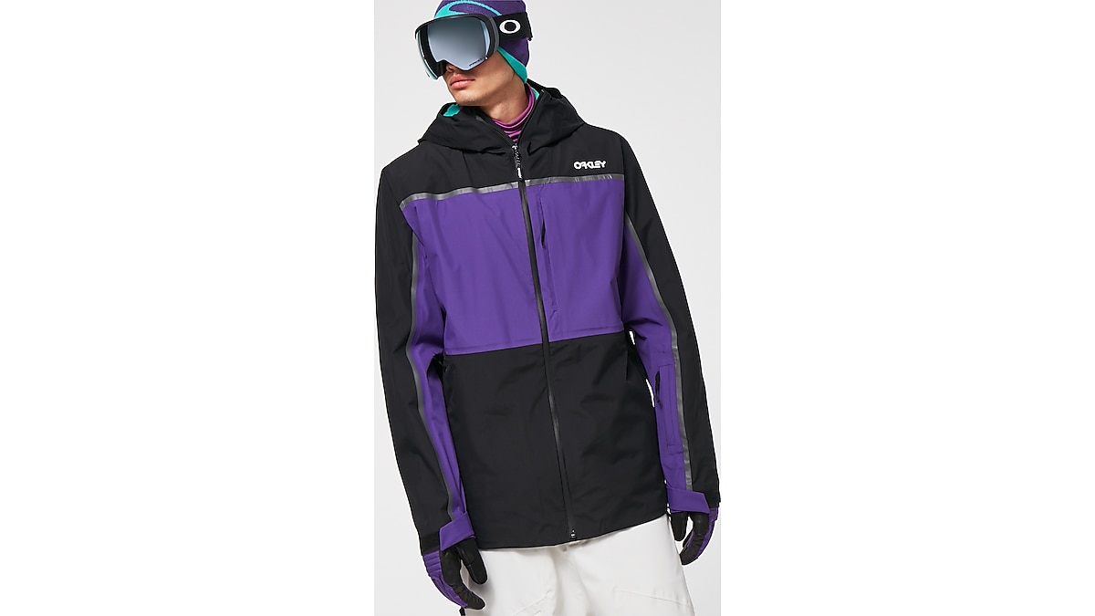 Oakley Evocative Shell Jacket - Blackout/Deep Violet | Oakley JP Store