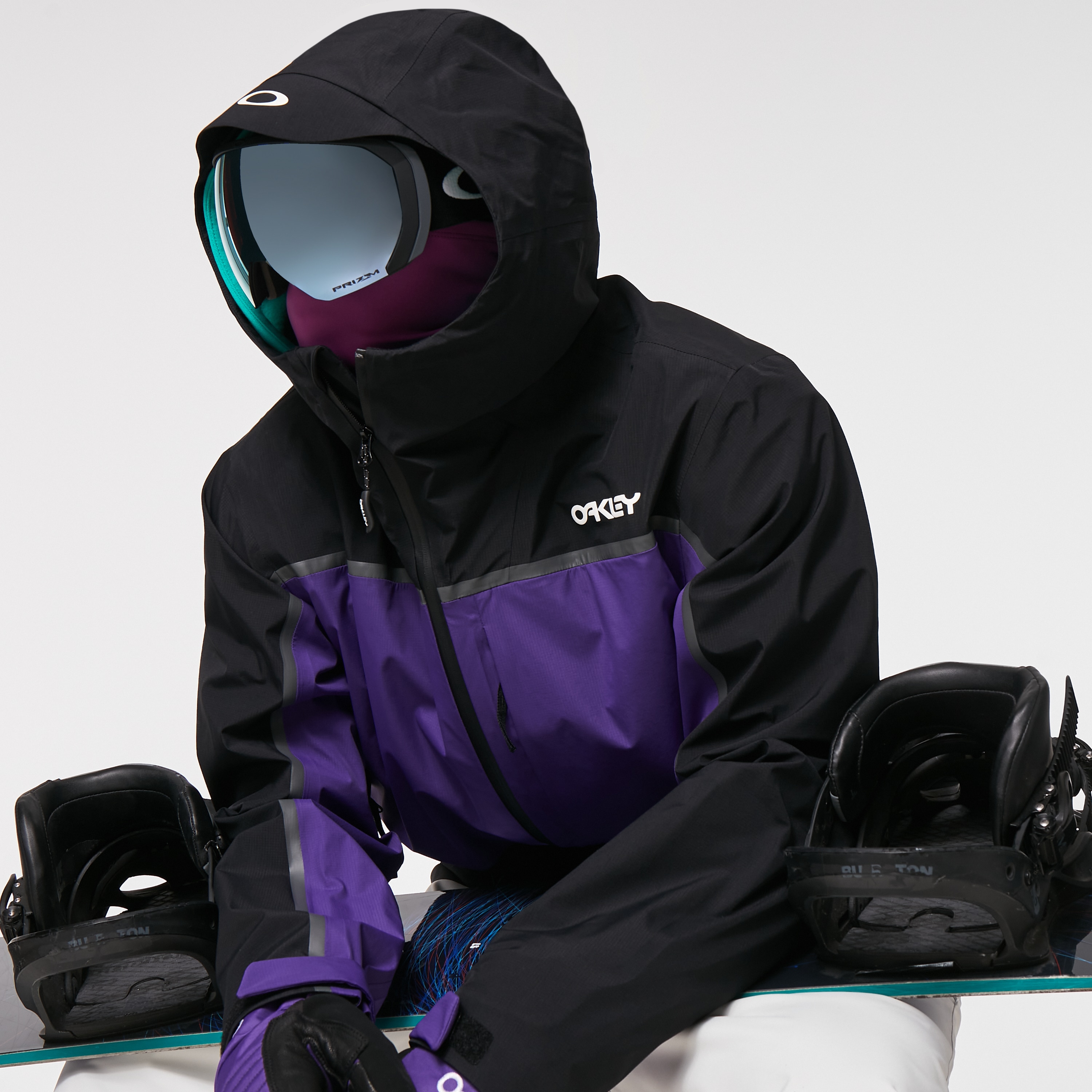 Oakley Evocative Shell Jacket - Blackout/Deep Violet | Oakley JP Store