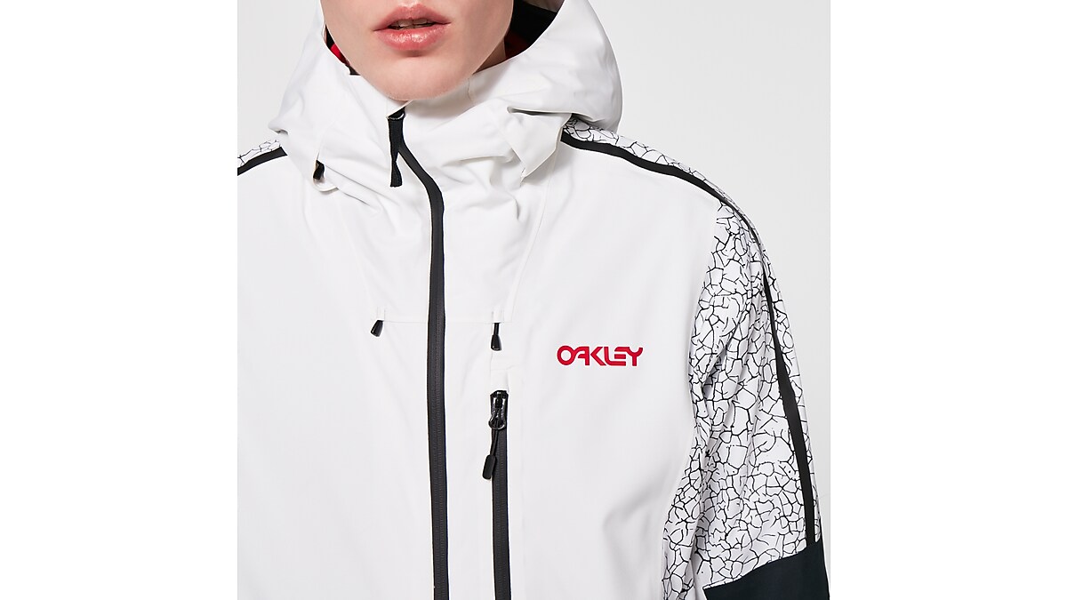 Oakley Tc Gunn Shell 2L Jacket - White/Crackle | Oakley US Store