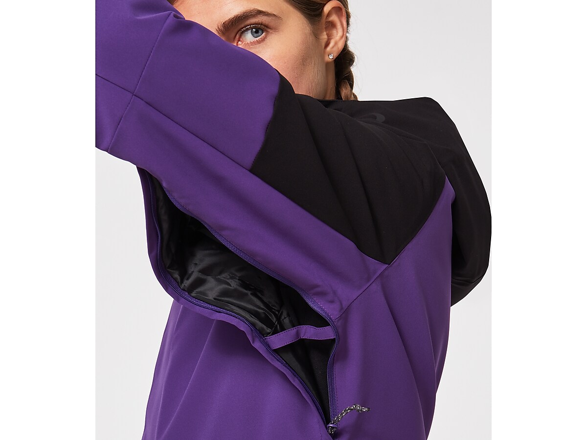 Oakley Camelia Insulated Jacket - Blackout/Deep Violet | Oakley AU Store
