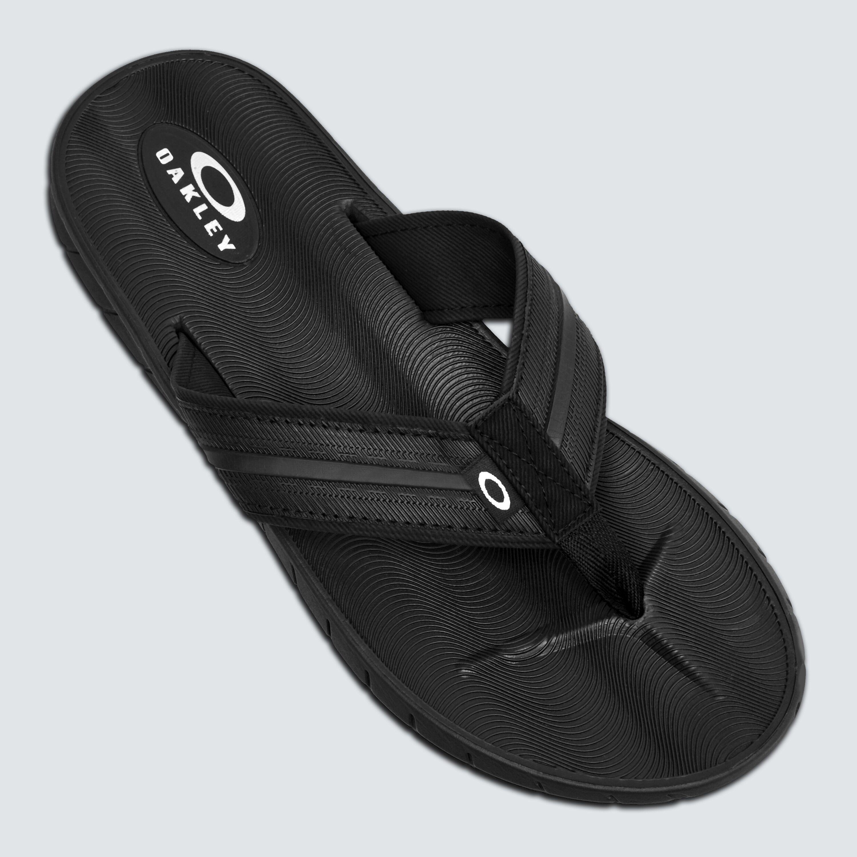 Oakley Pier Ellipse Flip Flop Blackout FOF10025702E Oakley US Store