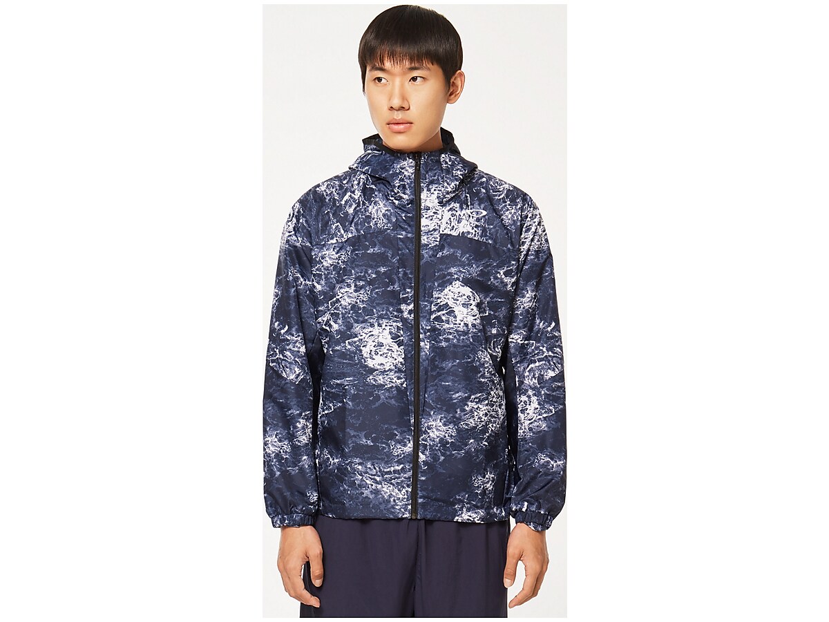 Oakley Enhance Wind Mesh Jacket 10.7 - Blue Storm Print - FOA401598-66V |  Oakley JP Store