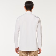 Oakley Uneven Jq Ls Shirt - White