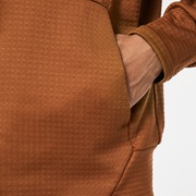 Enhance Grid Fleece Jacket 11.7 - Cigar Brown