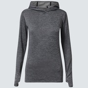 （女性用）Radiant Light Grid L/S Hoodie Shirts 2.0 - Dark Gray Heather