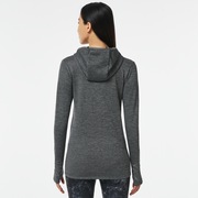 （女性用）Radiant Light Grid L/S Hoodie Shirts 2.0 - Dark Gray Heather