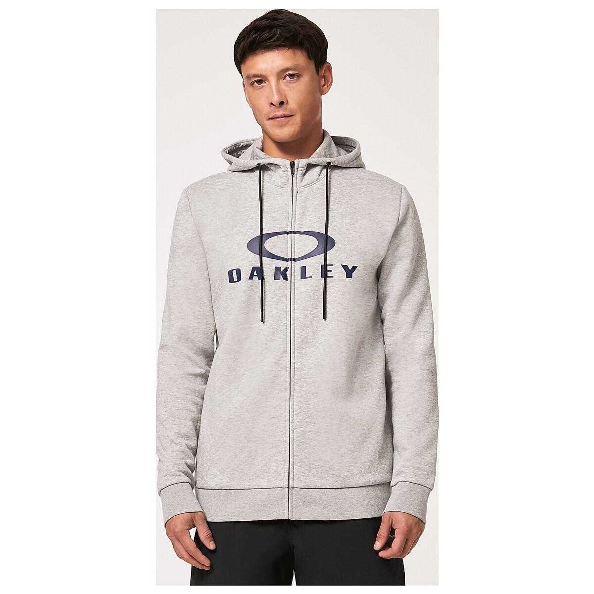Oakley Bark FZ Hoodie 2.0 - New Granite Heather/Fathom | Oakley® US