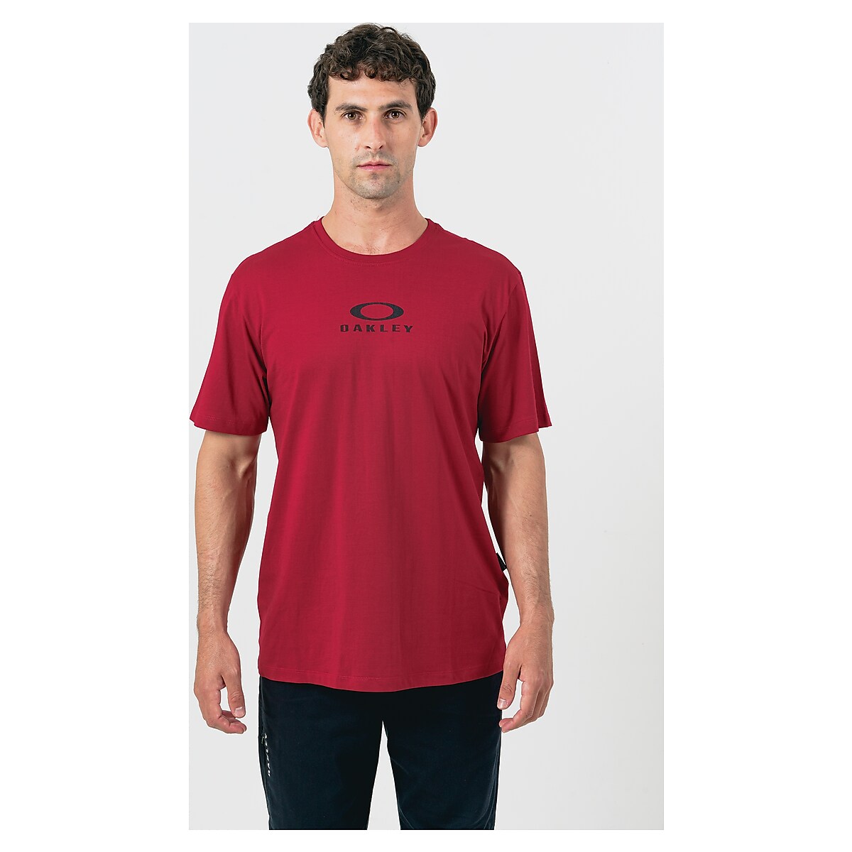 Camiseta Oakley Bark New Tee New Crimson Vermelho