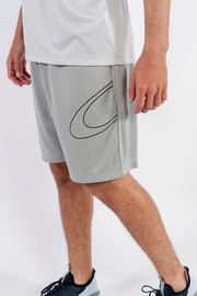 Bermuda Masc Mod Big Logo Shorts - Stone Gray