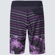 Retro Split 21 Boardshort - Purple Flower/Stripe