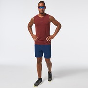 O Fit Rc Sleeveless Tee - Iron Red Hthr