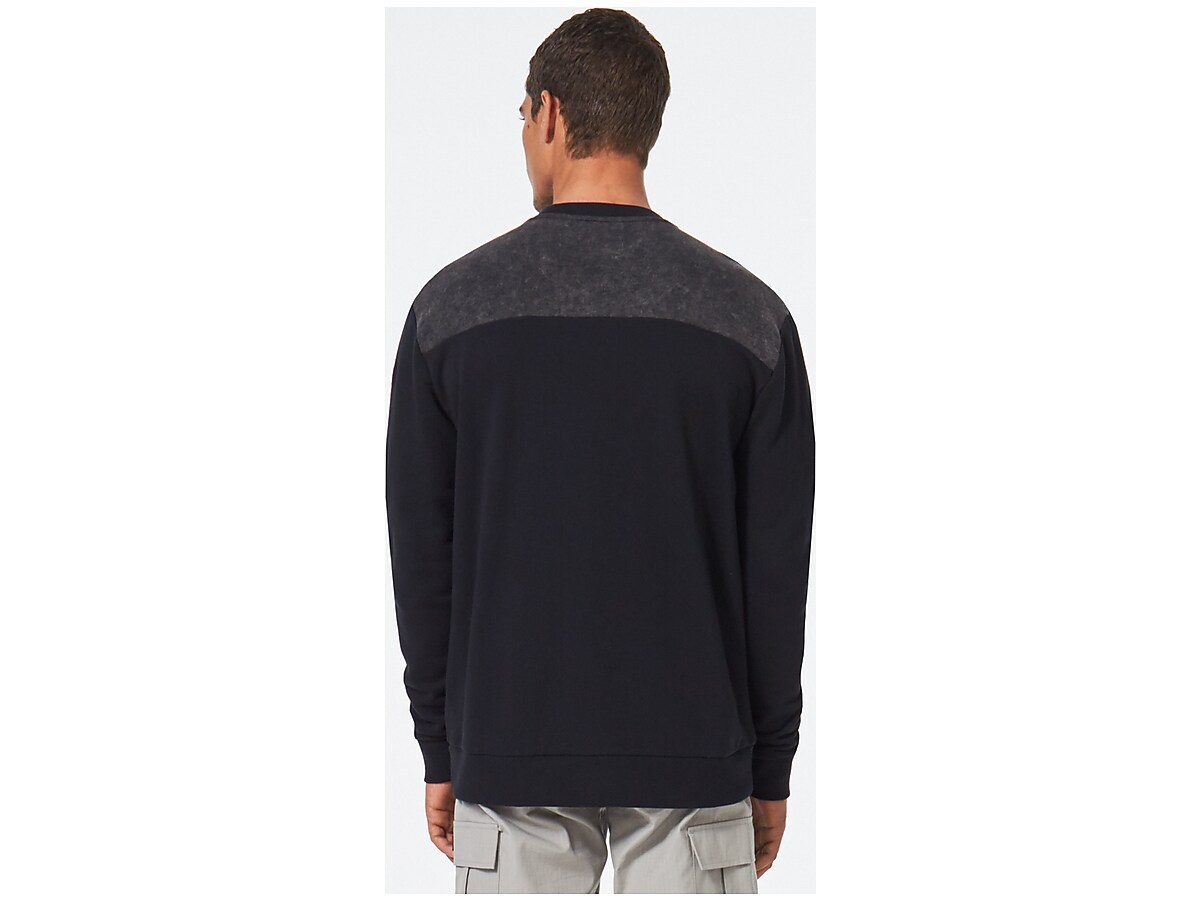 Oakley Soft Dye Crew Sweatshirt - Blackout | Oakley® US