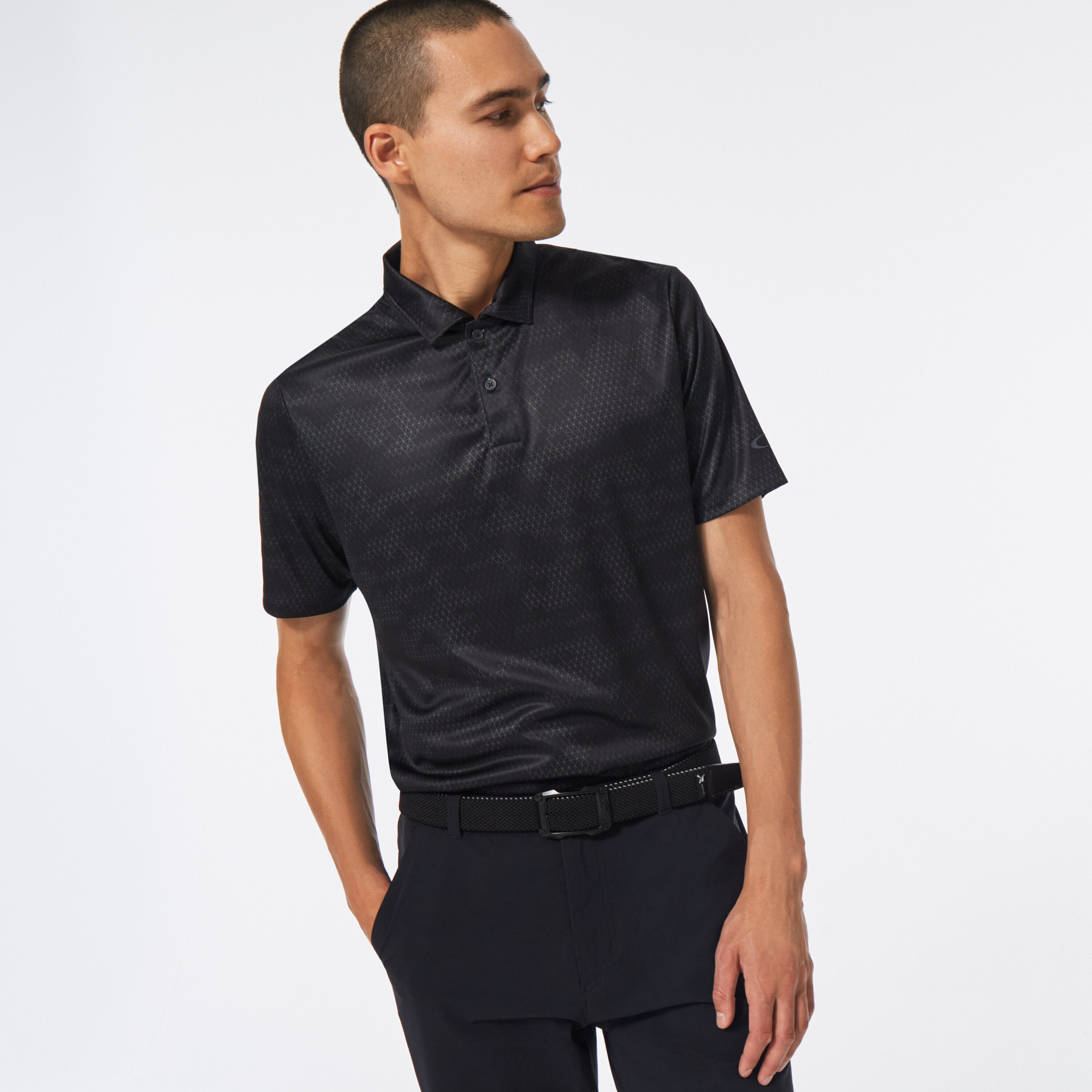 black oakley polo
