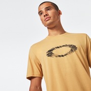 Blurred Static Icon Tee - Light Curry