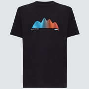 Graphic Waves Tee - Blackout