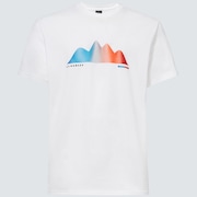 Graphic Waves Tee - White
