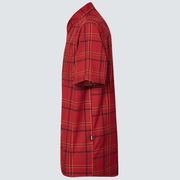 Pacific Button Down SS - Iron Red Check