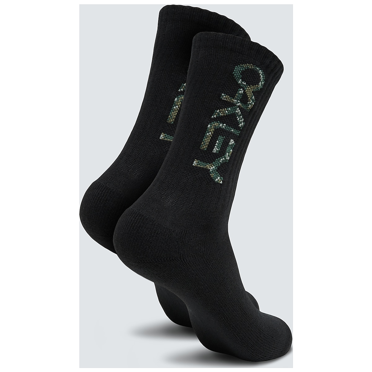 Oakley B1B Socks  (3 PCS) - Black/Green Brush Camo | Oakley US Store