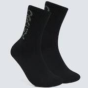 B1B Socks 2.0 (3 PCS) - Black/Green Brush Camo