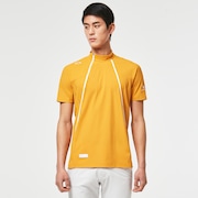 Skull Synchronism Mock Shirt 2.0 - Amber Yellow