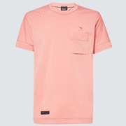 Skull Common Crew Tee 3.0 - Coral Marle