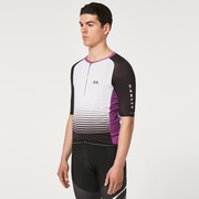Sublimated Icon Jersey 2.0 - White/Purple Stripes