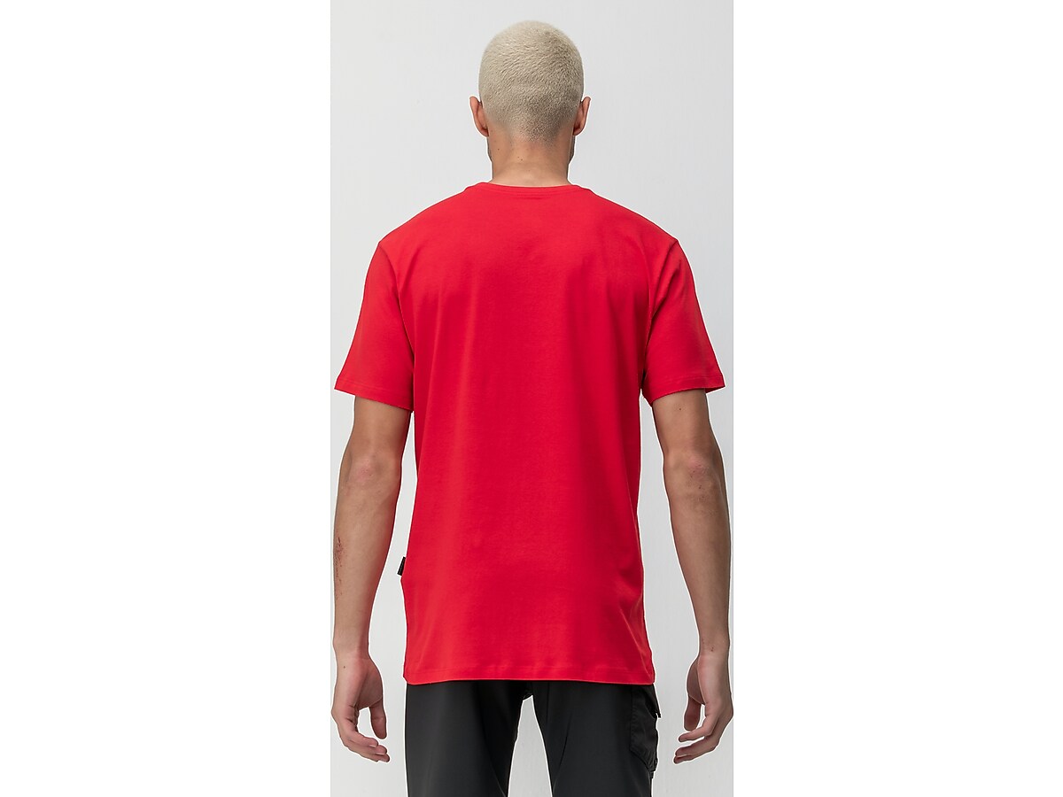 Camiseta Oakley Bark New SM23 Masculina Rhone Vermelho