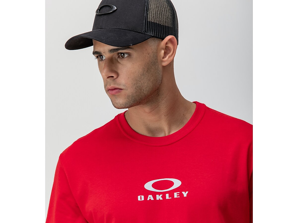 CAMISETA OAKLEY BARK NEW VERMELHA - Faz a Boa!