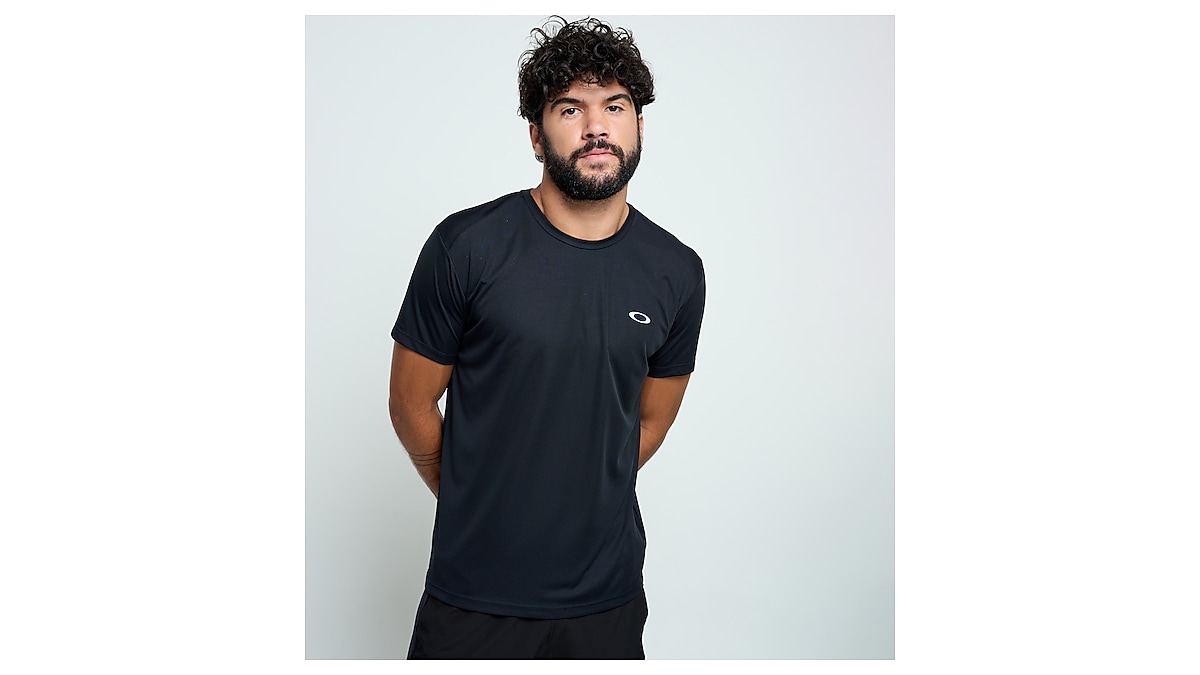 Oakley Camiseta Masc Mod Daily Sport Tee III - Blackout