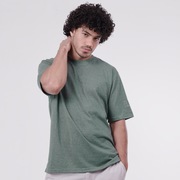 Camiseta Masc Mod O'Rec Floral Oversized Tee - Surplus Green