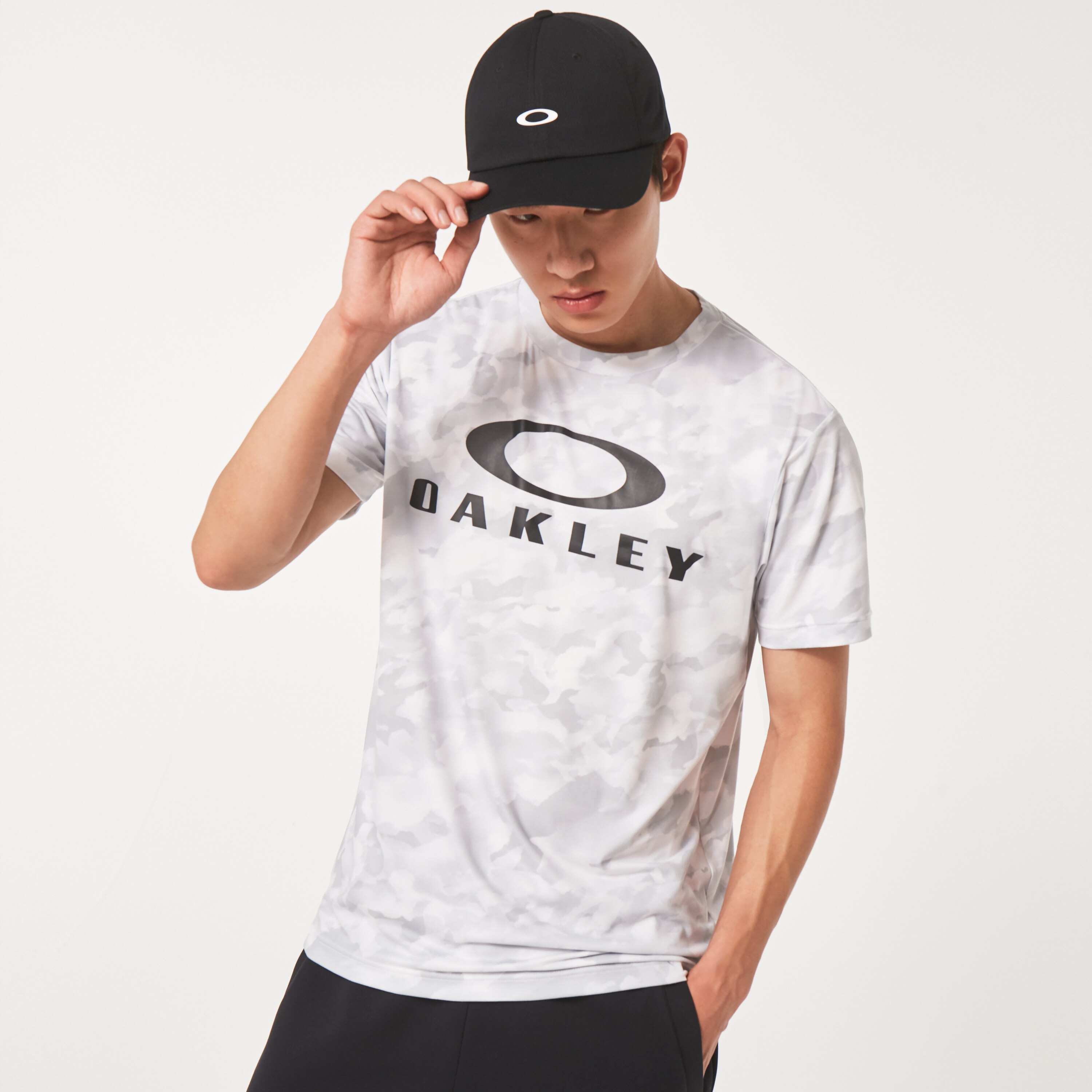 Oakley Enhance Qd Ss Tee Graphic Evo  - White Print | Oakley JP Store