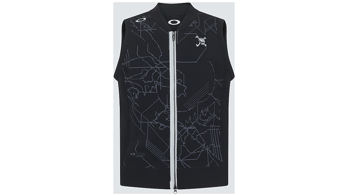 Oakley Skull Vector Sweater Vest - Blackout | Oakley® 日本