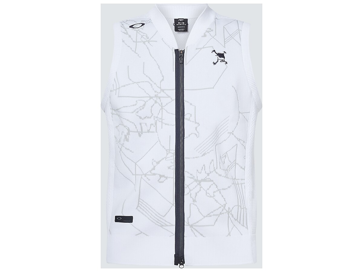 Oakley Skull Vector Sweater Vest - White | Oakley® 日本