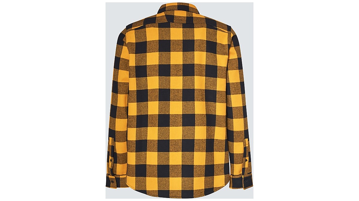 Oakley Bear Cozy Flannel - Amber Yellow/Black Check | Oakley ROE Store