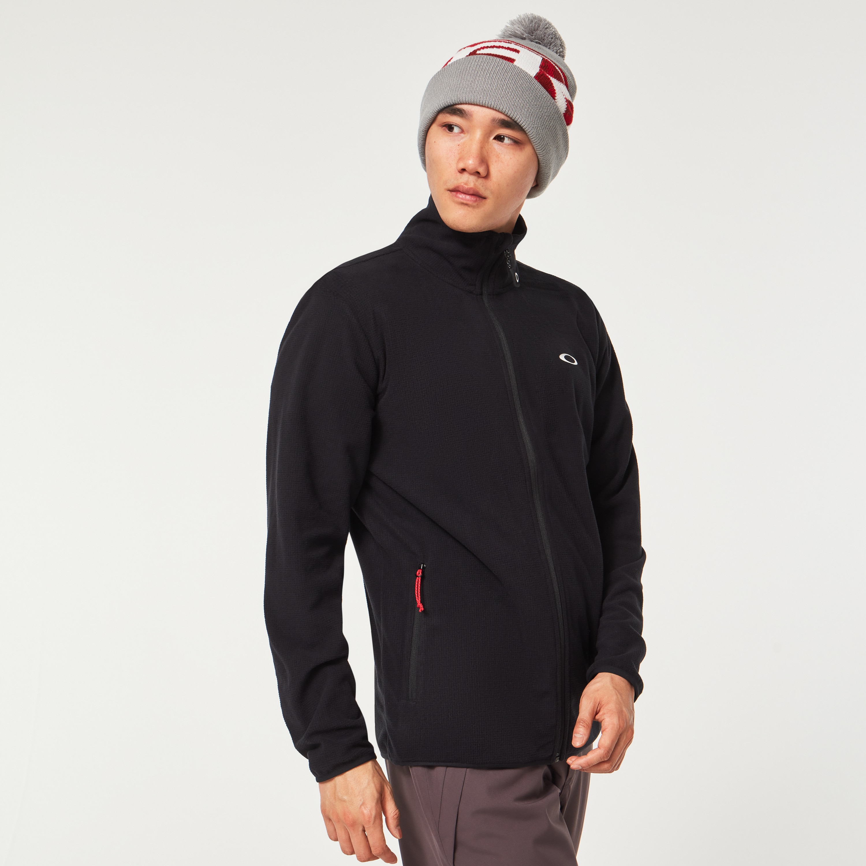 Oakley Alpine Full Zip Sweatshirt In Black