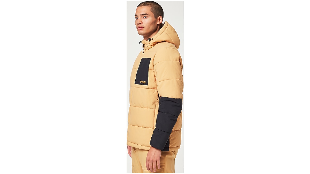 Calvin Klein Recycled Nylon Down Puffer Jacket in Yellow - Size L