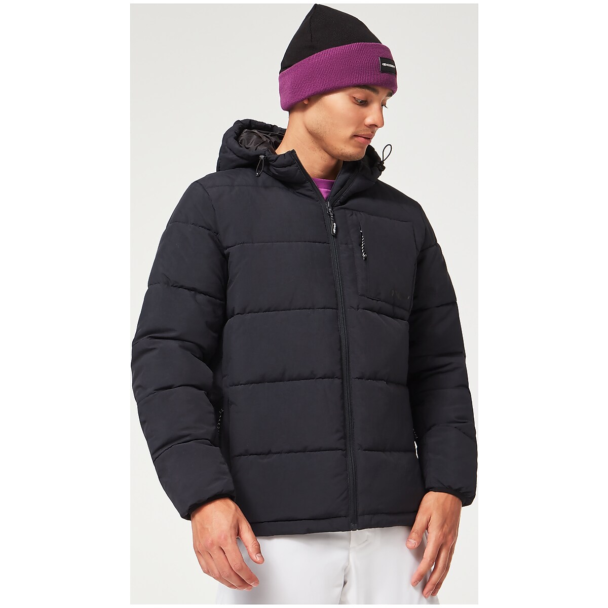 OAKLEY ブラックジャケット フード付き Oakley Core Divisional Rc Insulated J - Blackout | Oakley