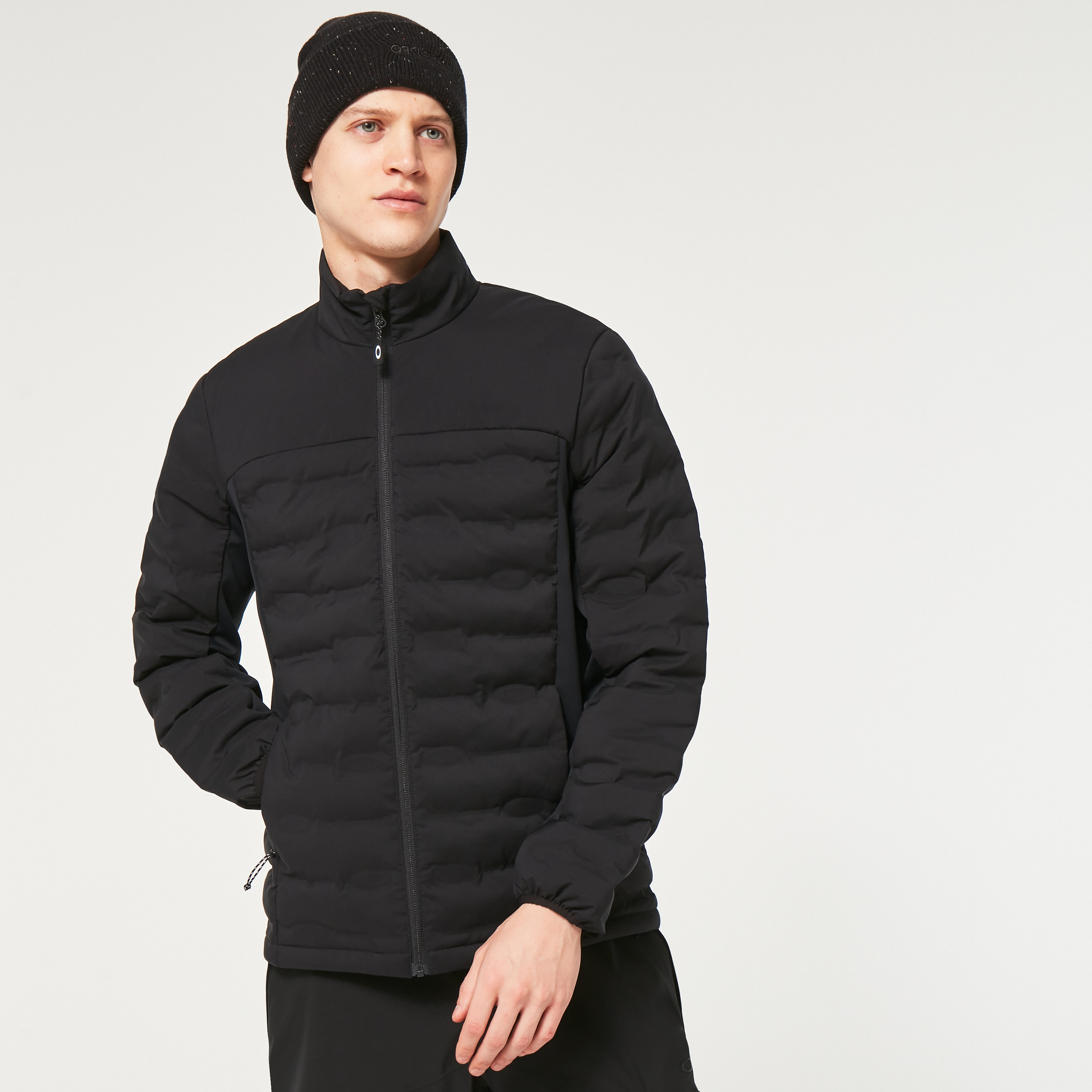 Oakley Ellipse Rc Quilted Jacket In Black