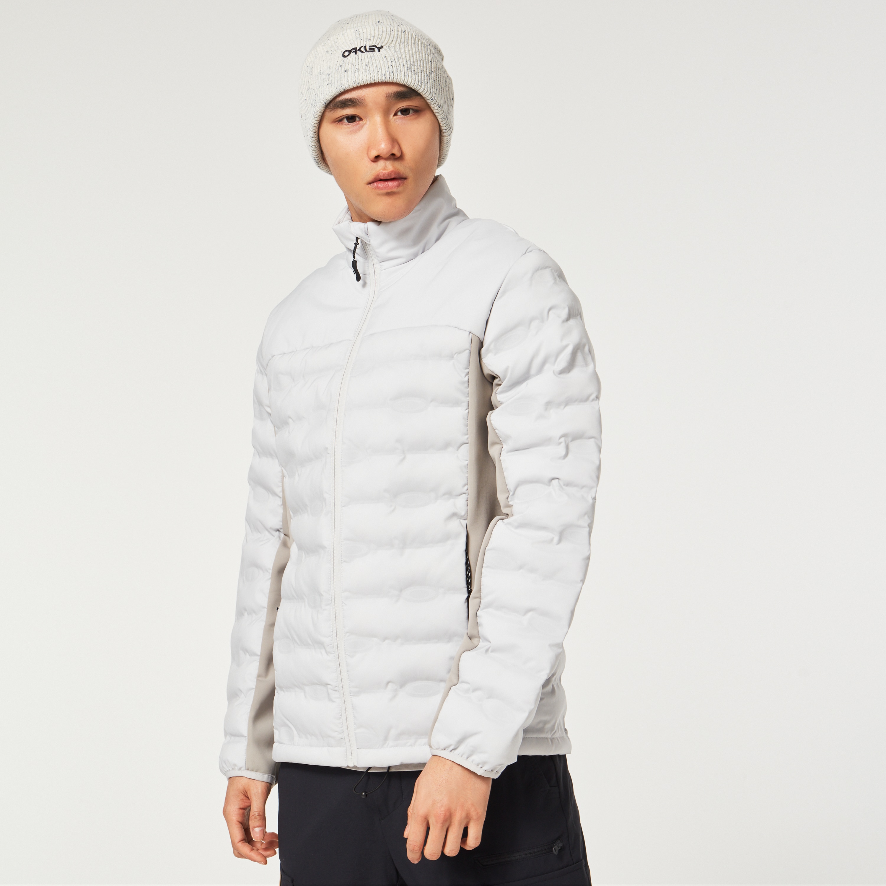 Oakley Ellipse Rc Quilted Jacket In Lunar Rock