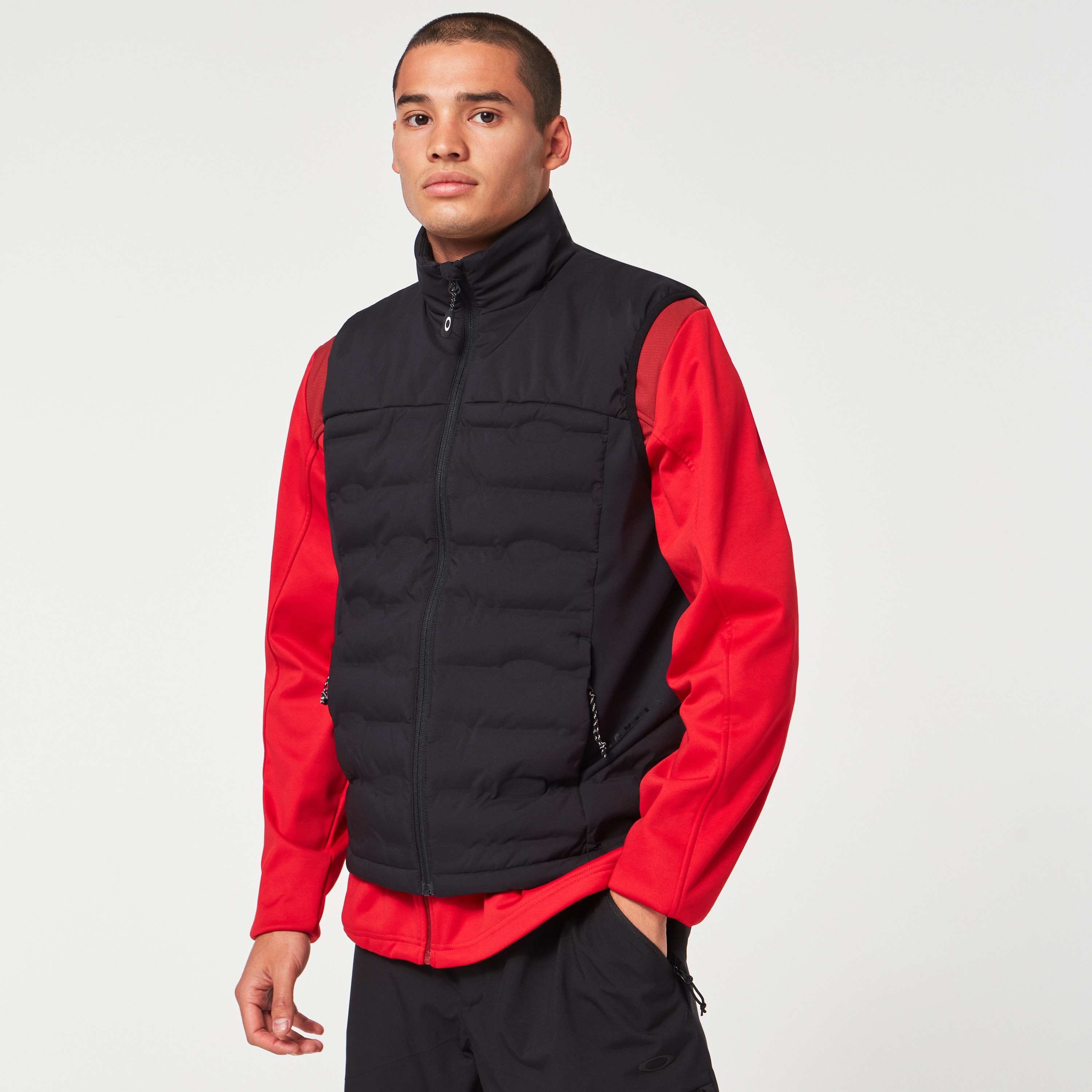 Oakley Ellipse Rc Quilted Vest In Black