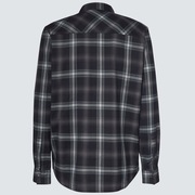 Tc Skull Flannel Shirt - Black/Grey