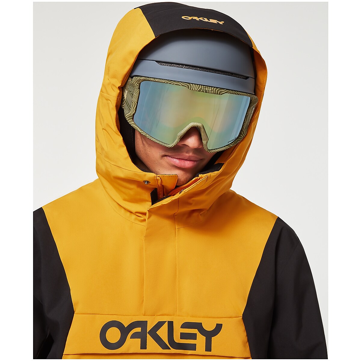 Oakley Giacca Snowboard Uomo M Giallo Amber Yellow Blackout : :  Moda