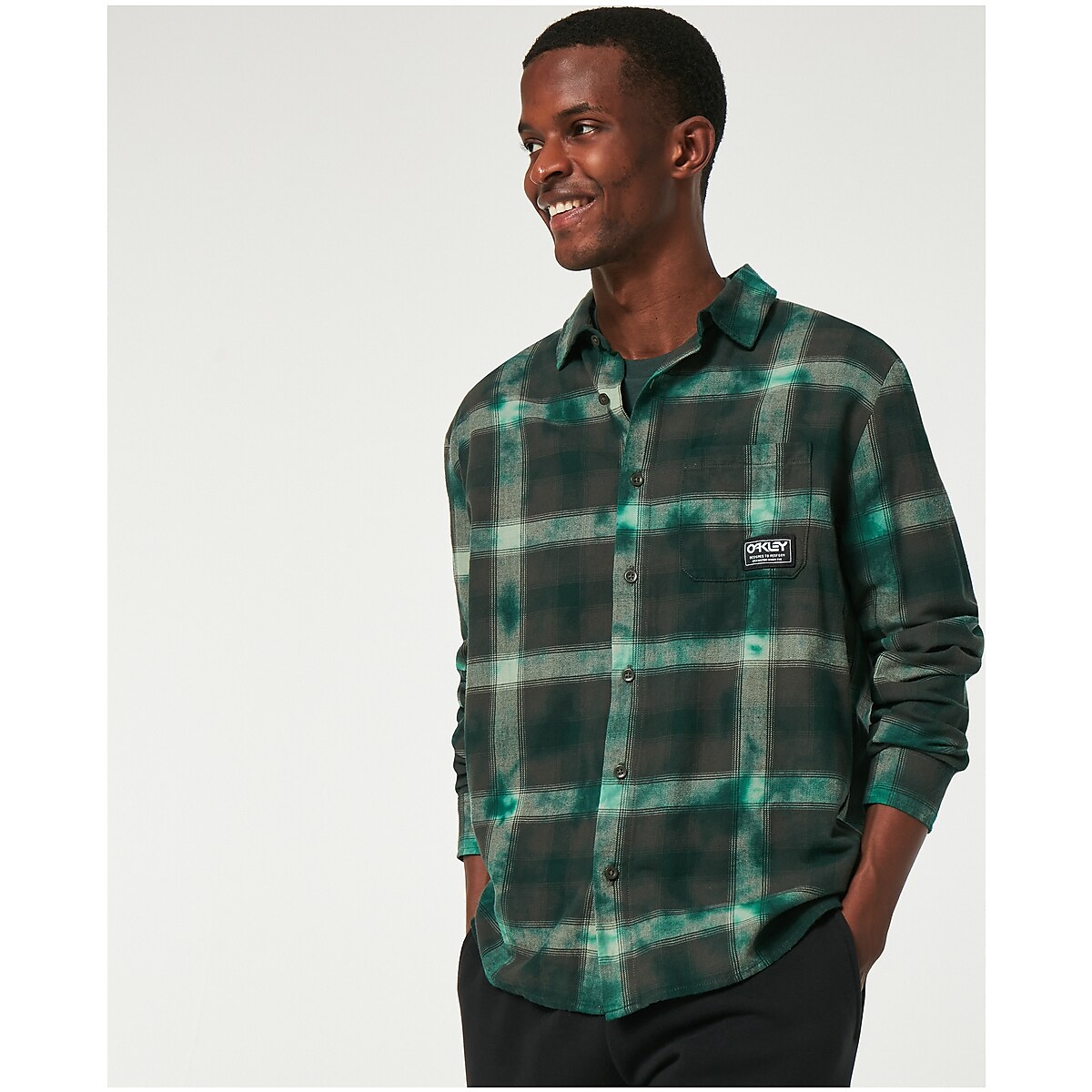 Oakley Cabin Plaid Flannel - Green Check | Oakley US Store