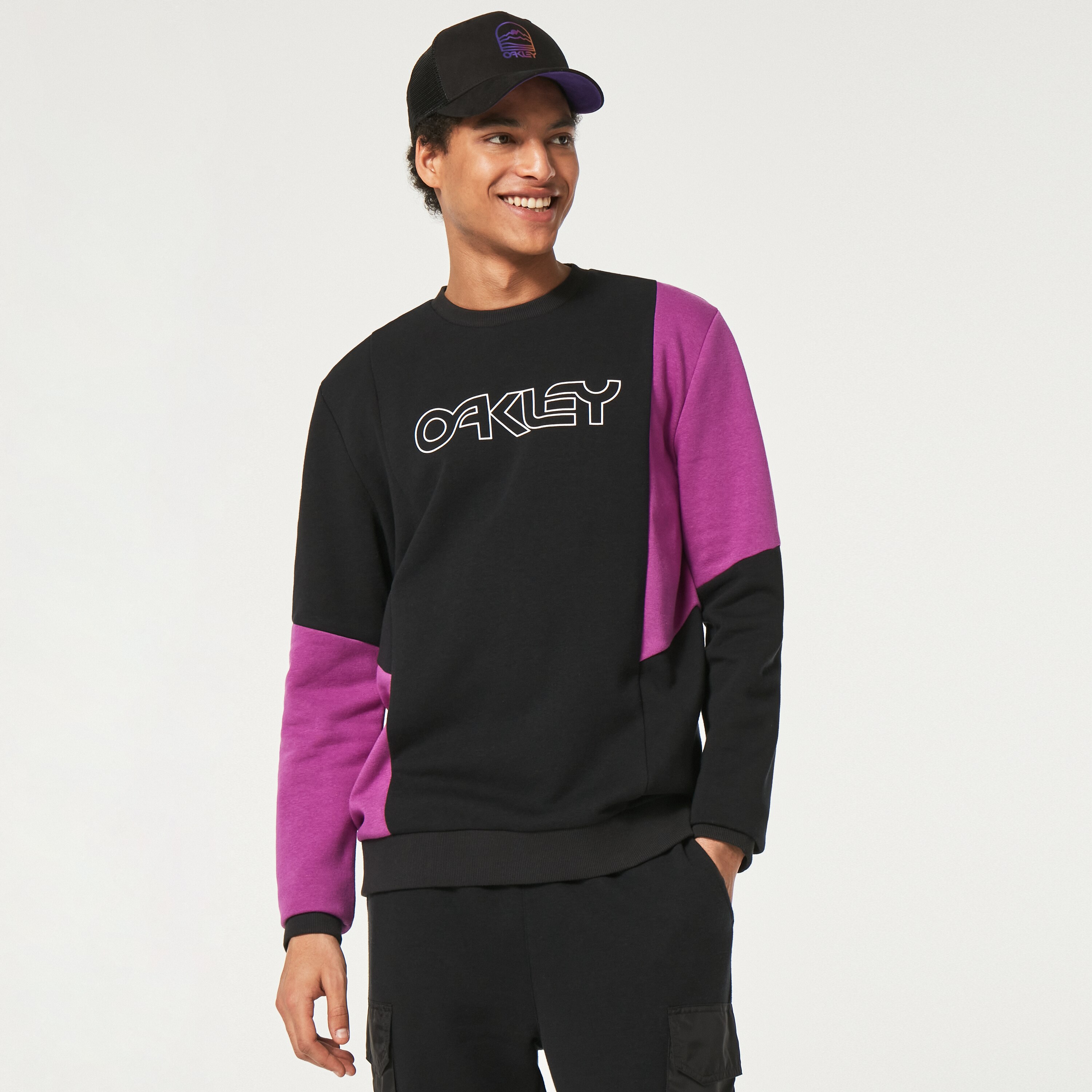 Oakley Throwback Crew Rc Sweatshirt Blackout Oakley ROE Store