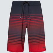 Fade Out 21" Rc Boardshort - Black/Red Stripes