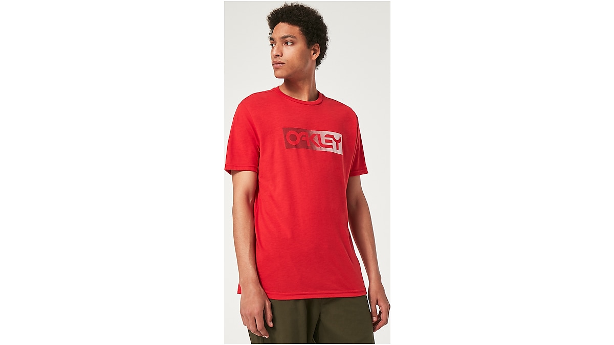 Oakley Camiseta feminina Gradient Mountain B1b, Vermelha, mescla clara,  Large