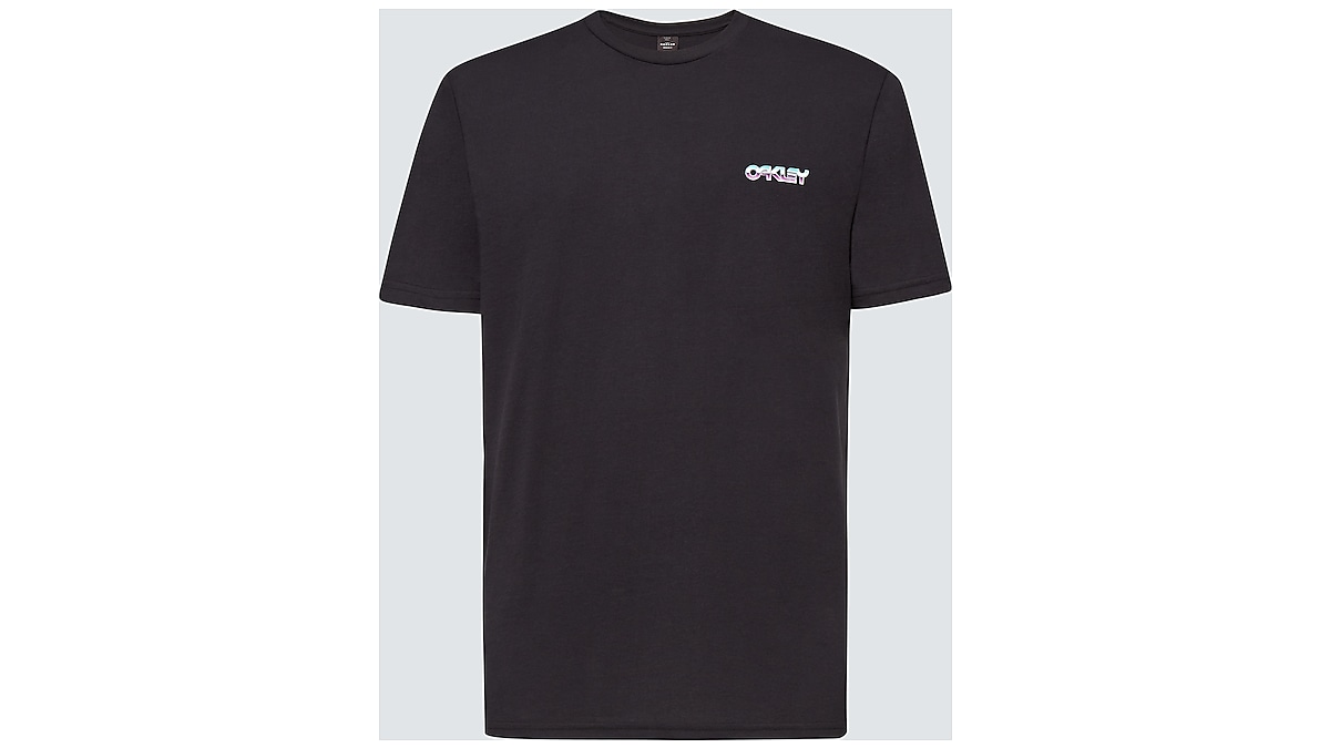 T-Shirt Oakley Retro Frog B1B - Blackout - men´s 