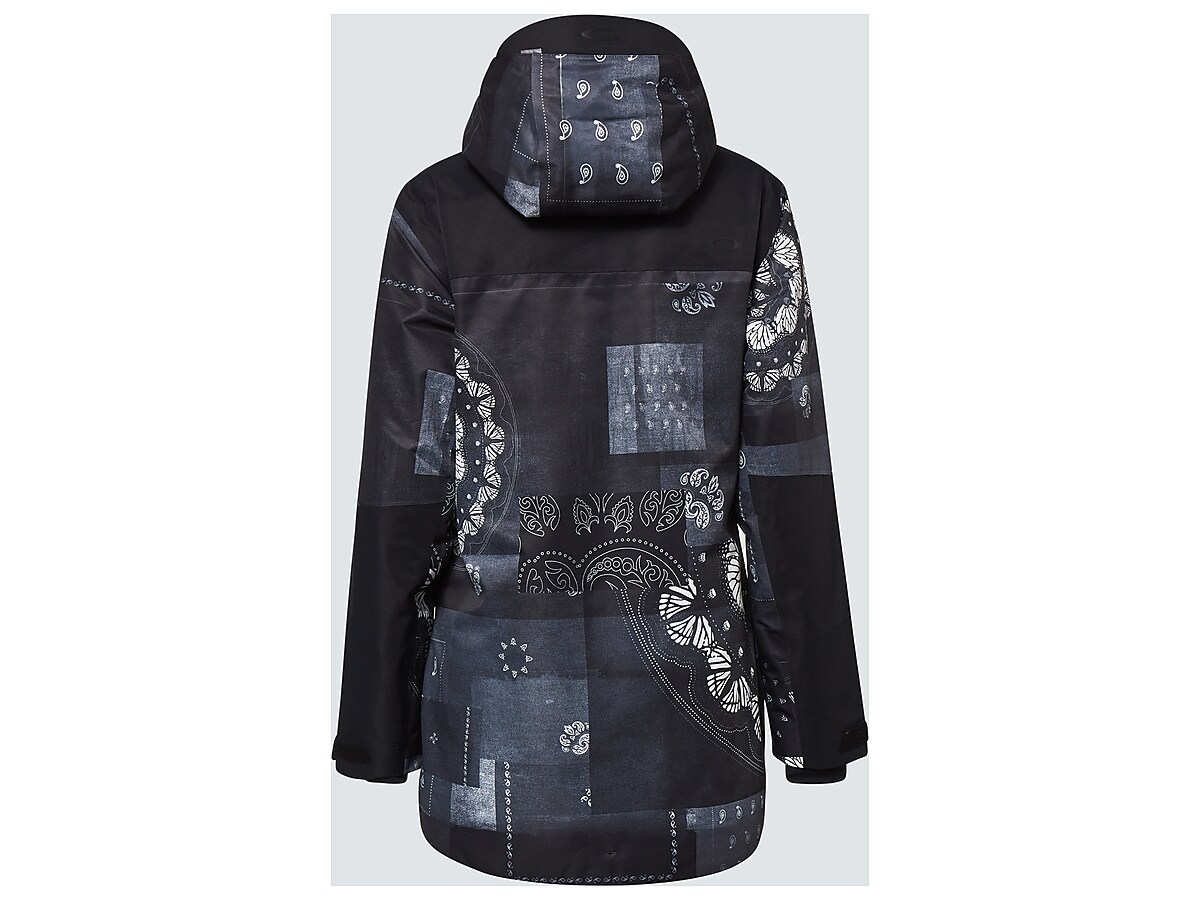 Medium Bandana Monogram Print Jacket in Recycled Polyester Black